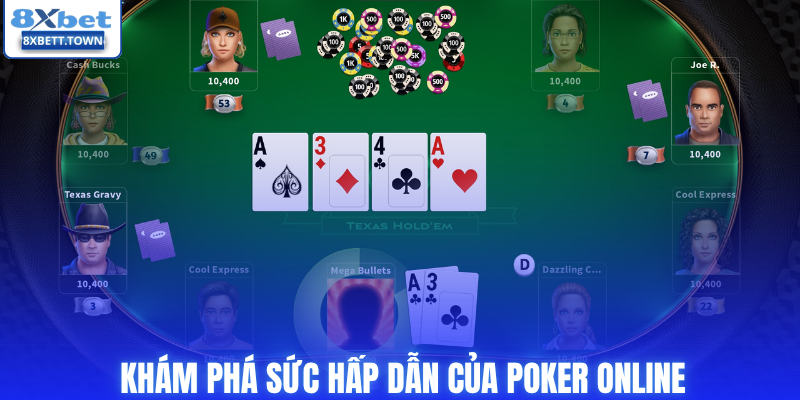 Khám phá sức hấp dẫn của poker online