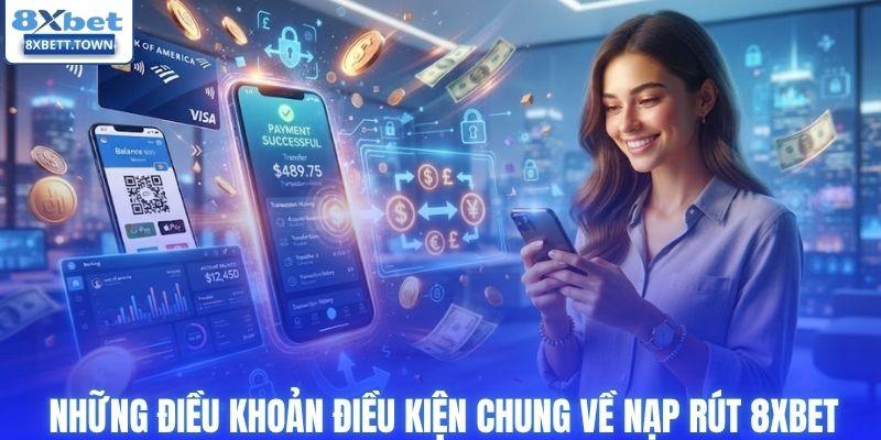 Những điều khoản điều kiện chung về nạp rút 8XBET