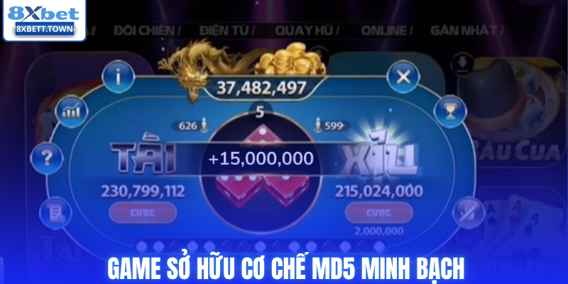 Sở hữu cơ chế MD5 minh bạch