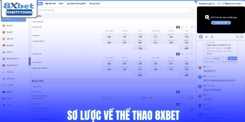 Sơ lược về thể thao 8XBET