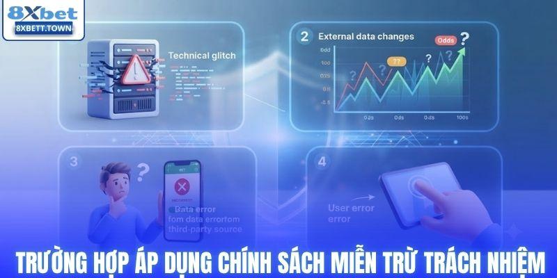 Trường hợp 8XBET áp dụng chính sách miễn trừ trách nhiệm